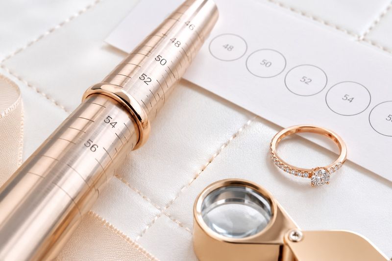 baguier et triboulet pour mesurer la taille de bague