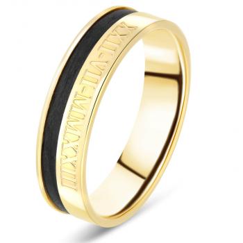 alliance polychrome Or jaune - Carbone - Erwan